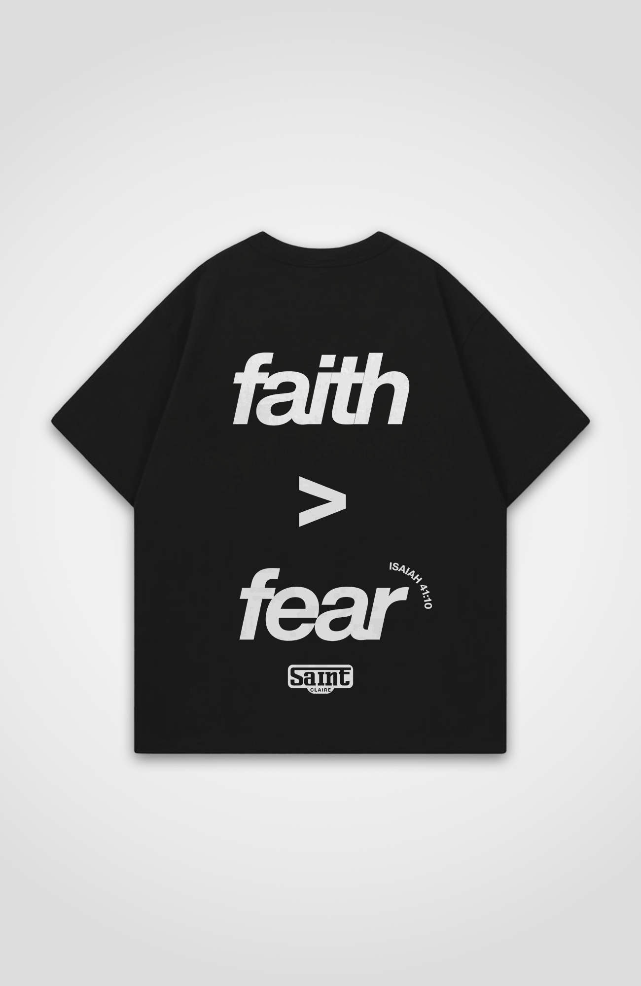 FAITH OVER FEAR OVERSIZED SHIRT