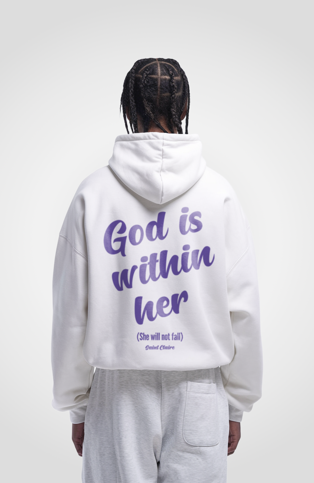 GOD IS WITHIN HER HOODIE