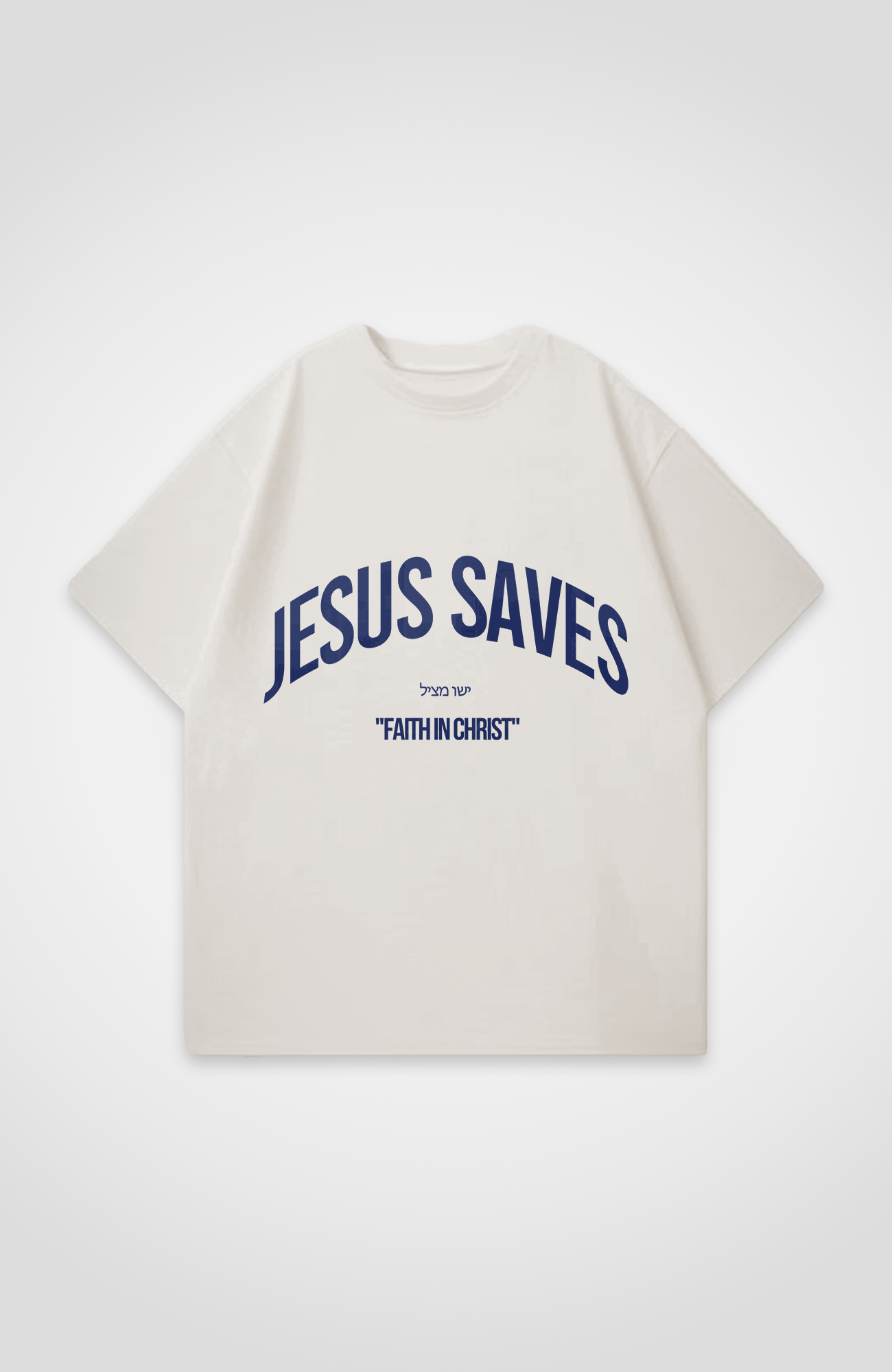JESUS SAVES OVERSIZED SHIRT