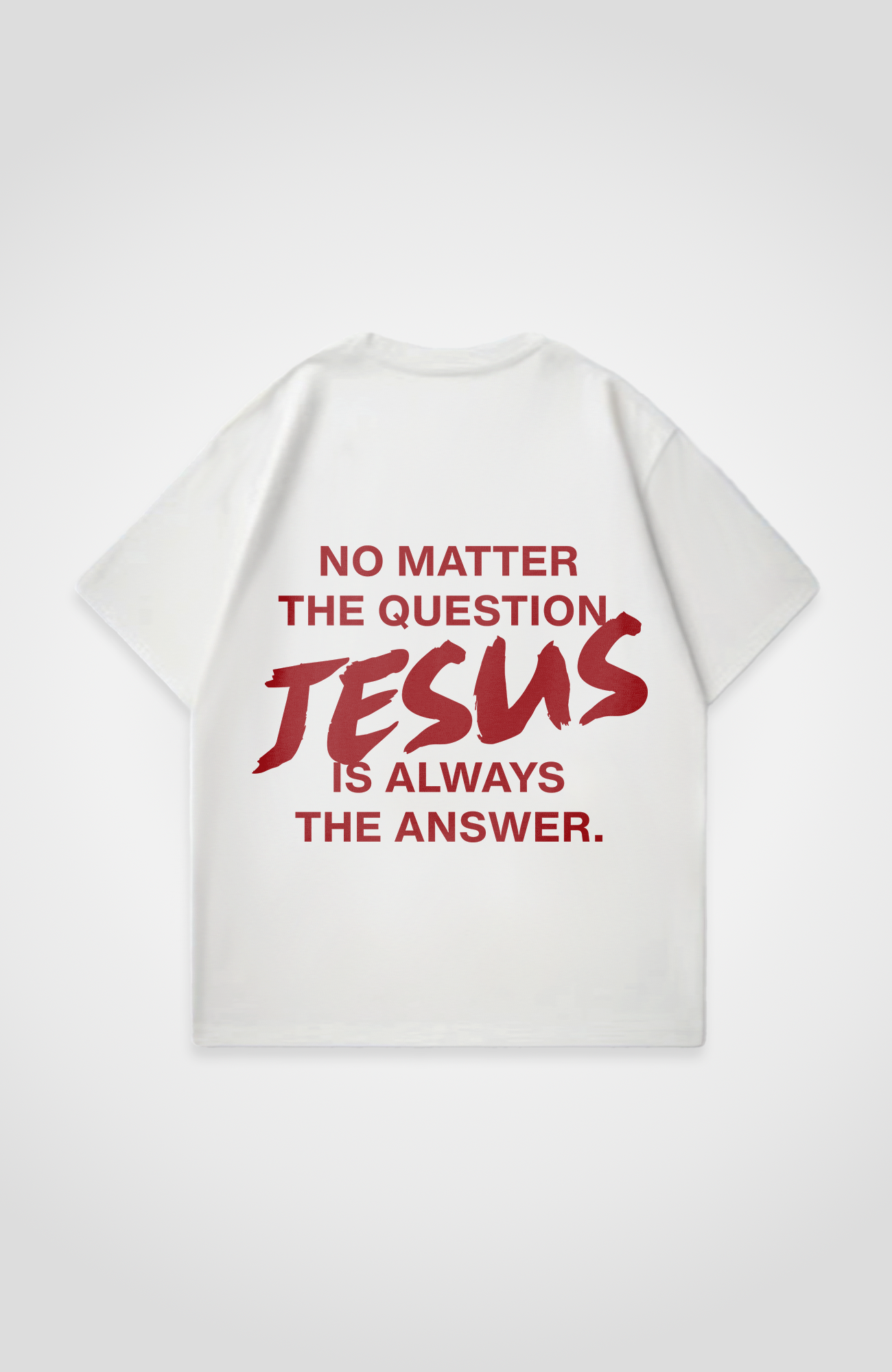 NO MATTER OVERSIZED SHIRT