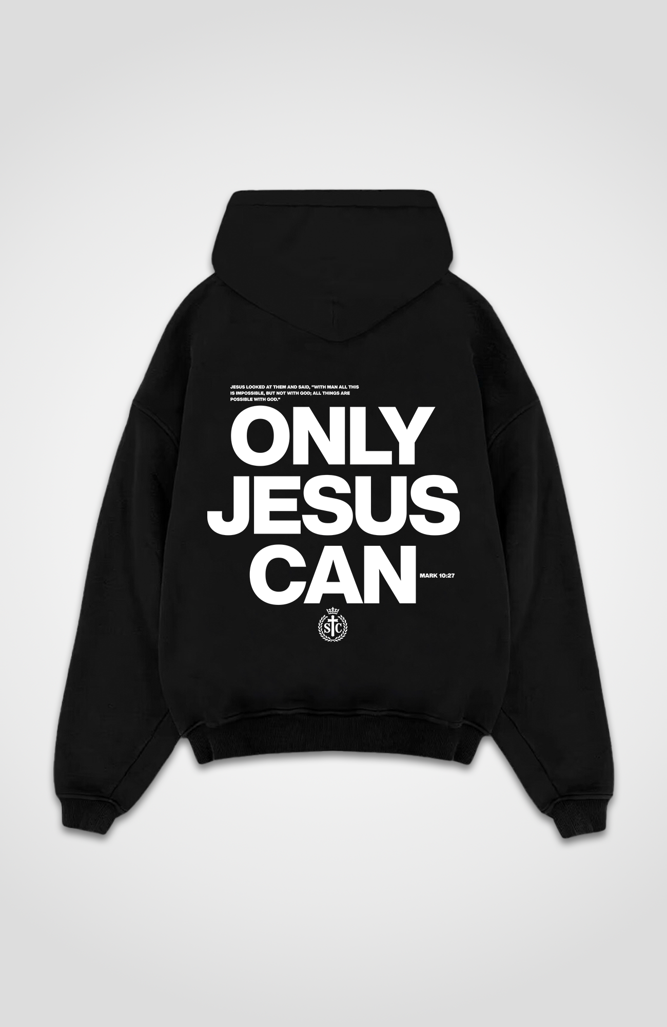 ONLY JESUS CAN HOODIE