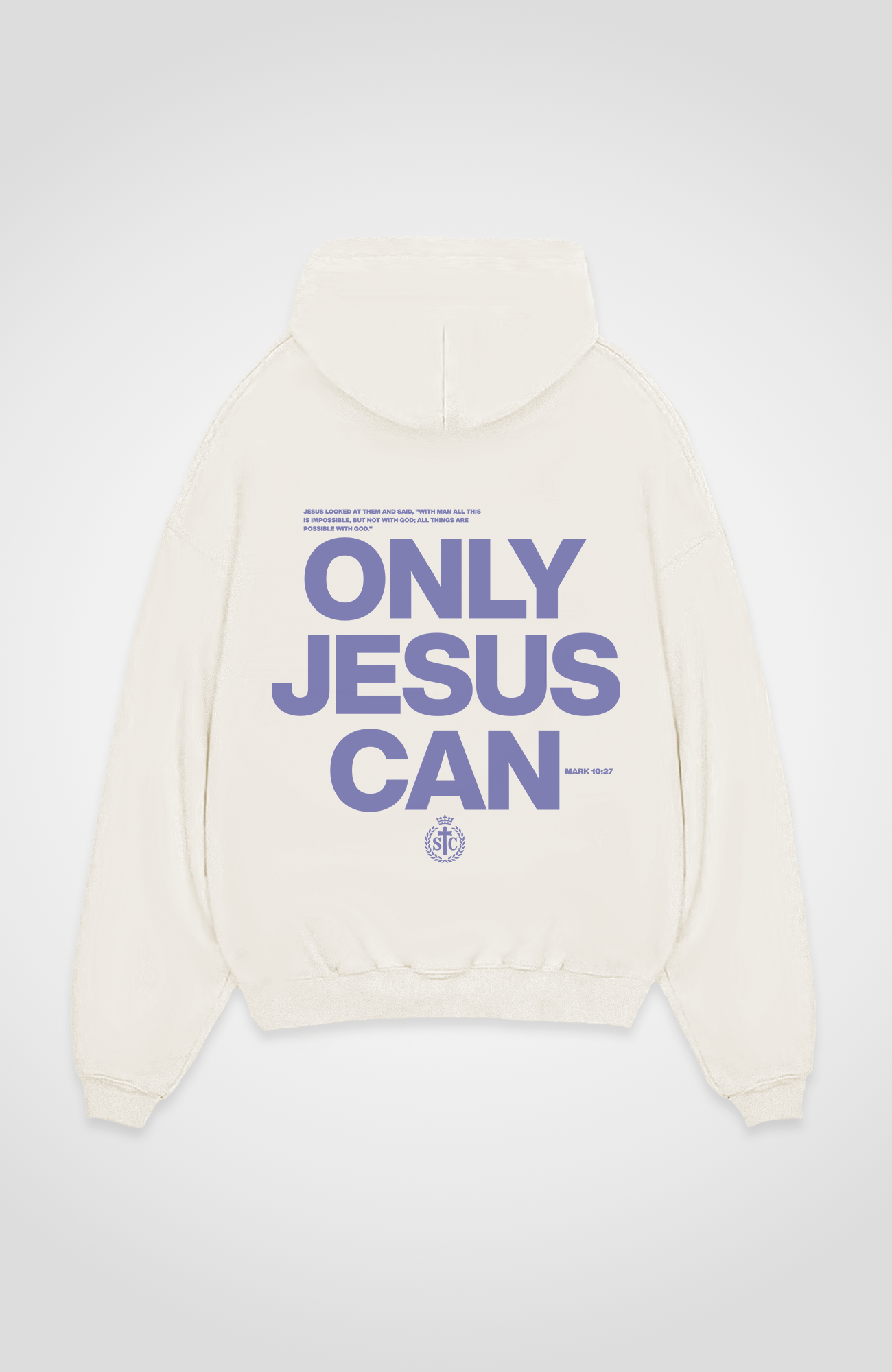 ONLY JESUS CAN HOODIE