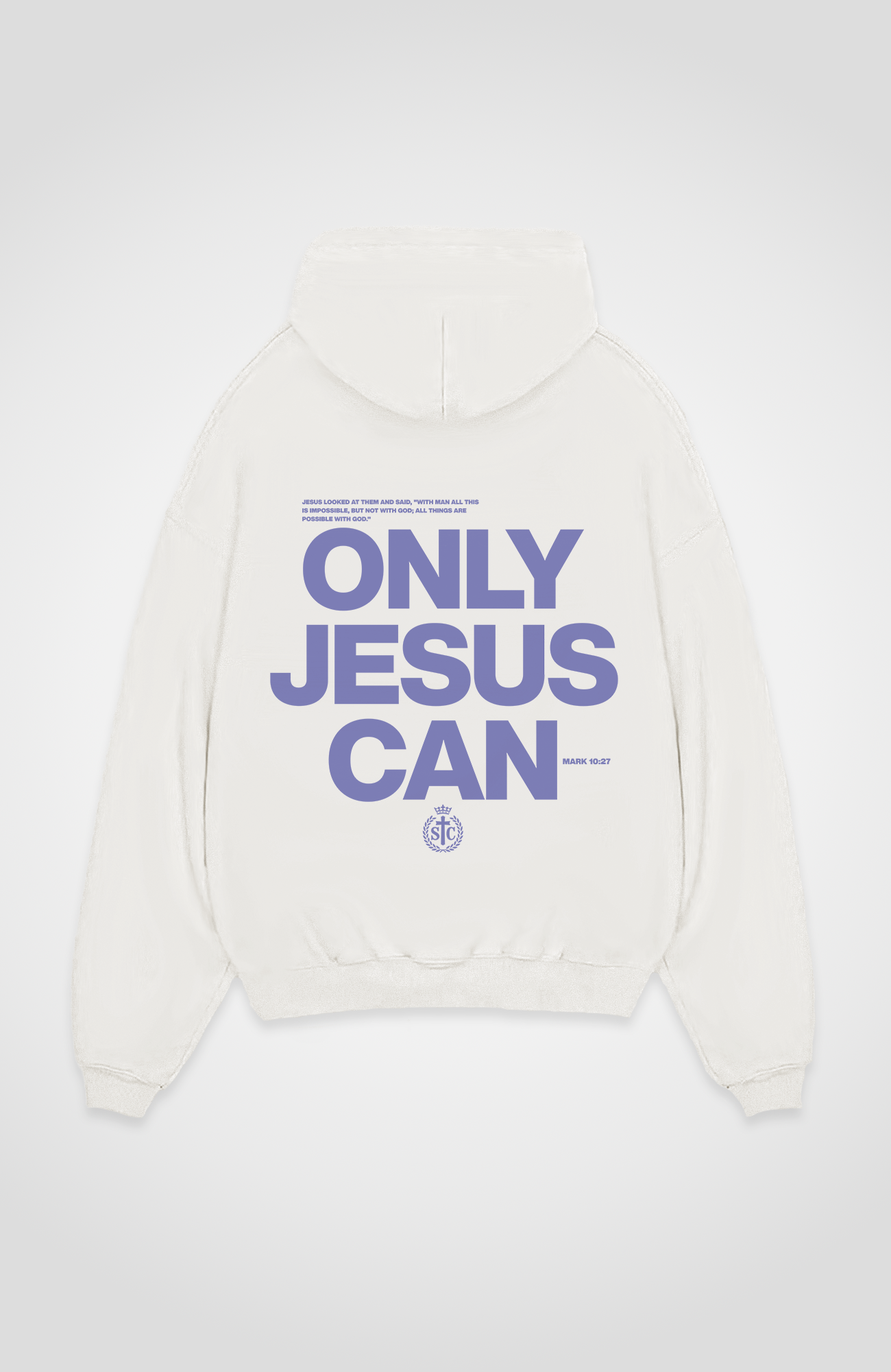 ONLY JESUS CAN HOODIE