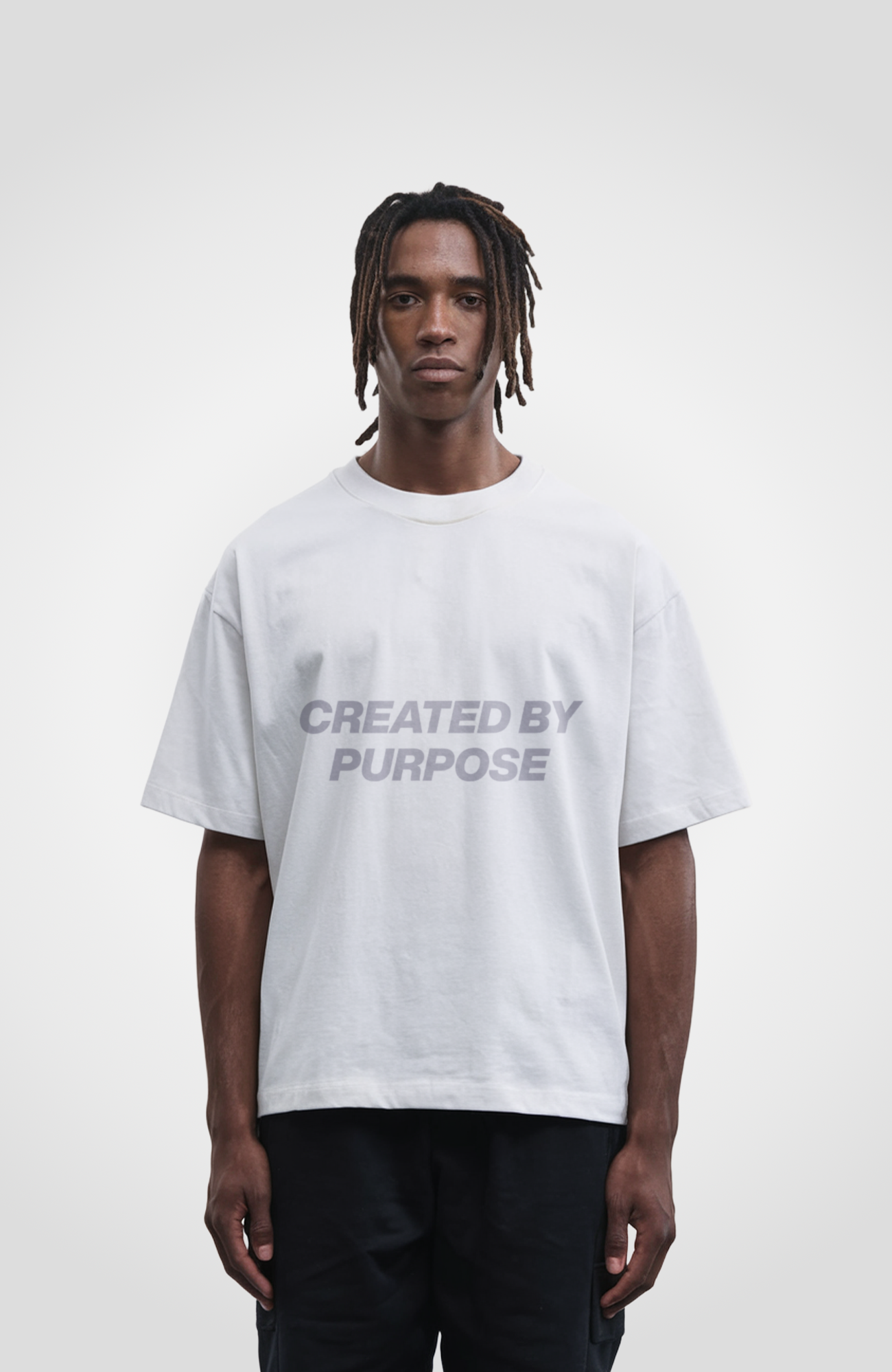 CREATED BY PURPOSE OVERSIZED SHIRT