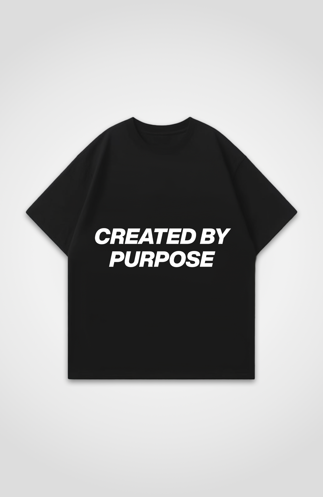 CREATED BY PURPOSE OVERSIZED SHIRT