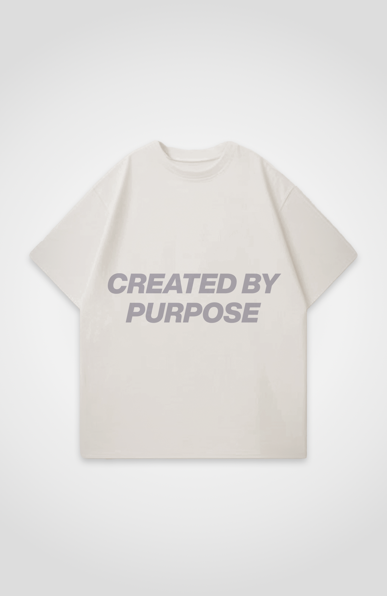 CREATED BY PURPOSE OVERSIZED SHIRT