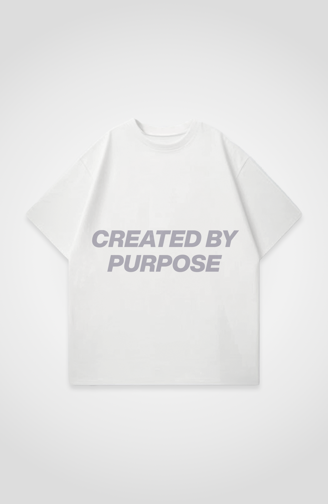 CREATED BY PURPOSE OVERSIZED SHIRT