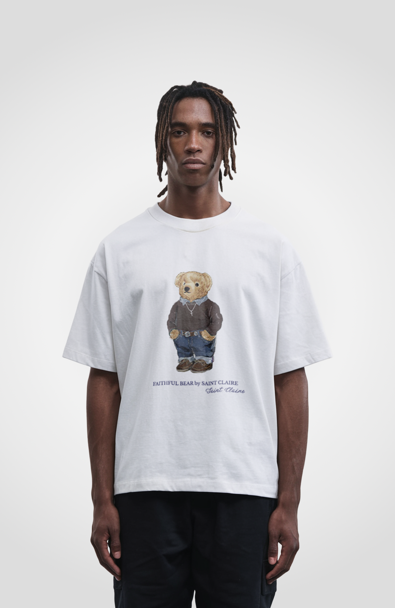 FAITHFUL BEAR OVERSIZED SHIRT