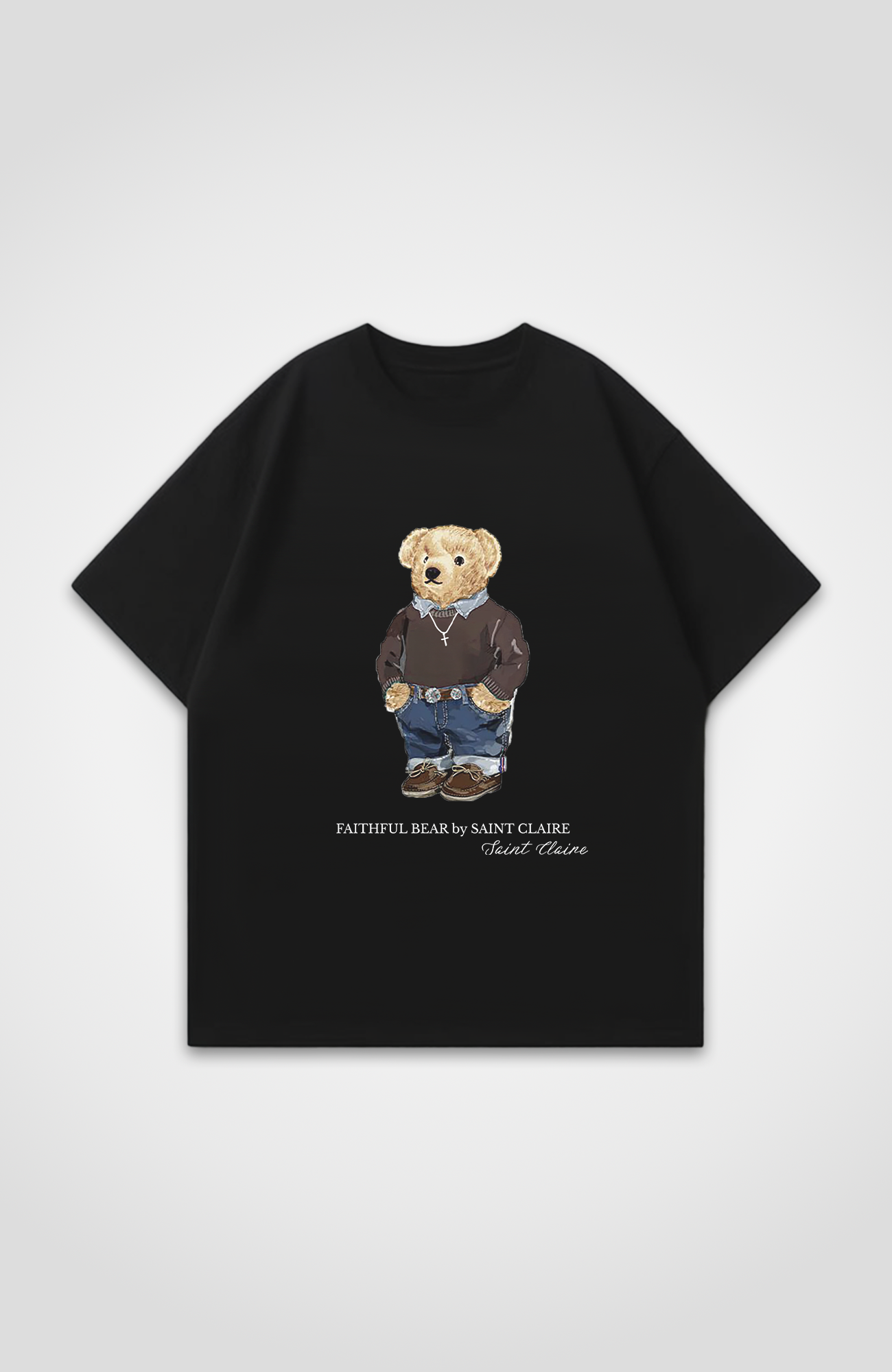 FAITHFUL BEAR OVERSIZED SHIRT