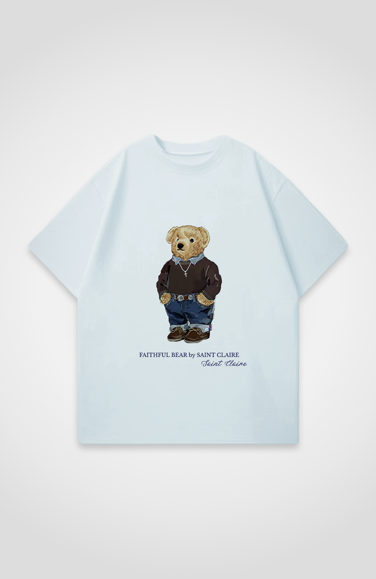 FAITHFUL BEAR OVERSIZED SHIRT
