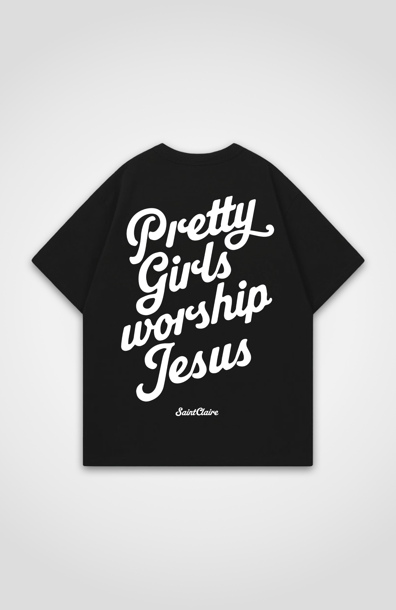 PRETTY GIRLS WORSHIP OVERSIZED SHIRT