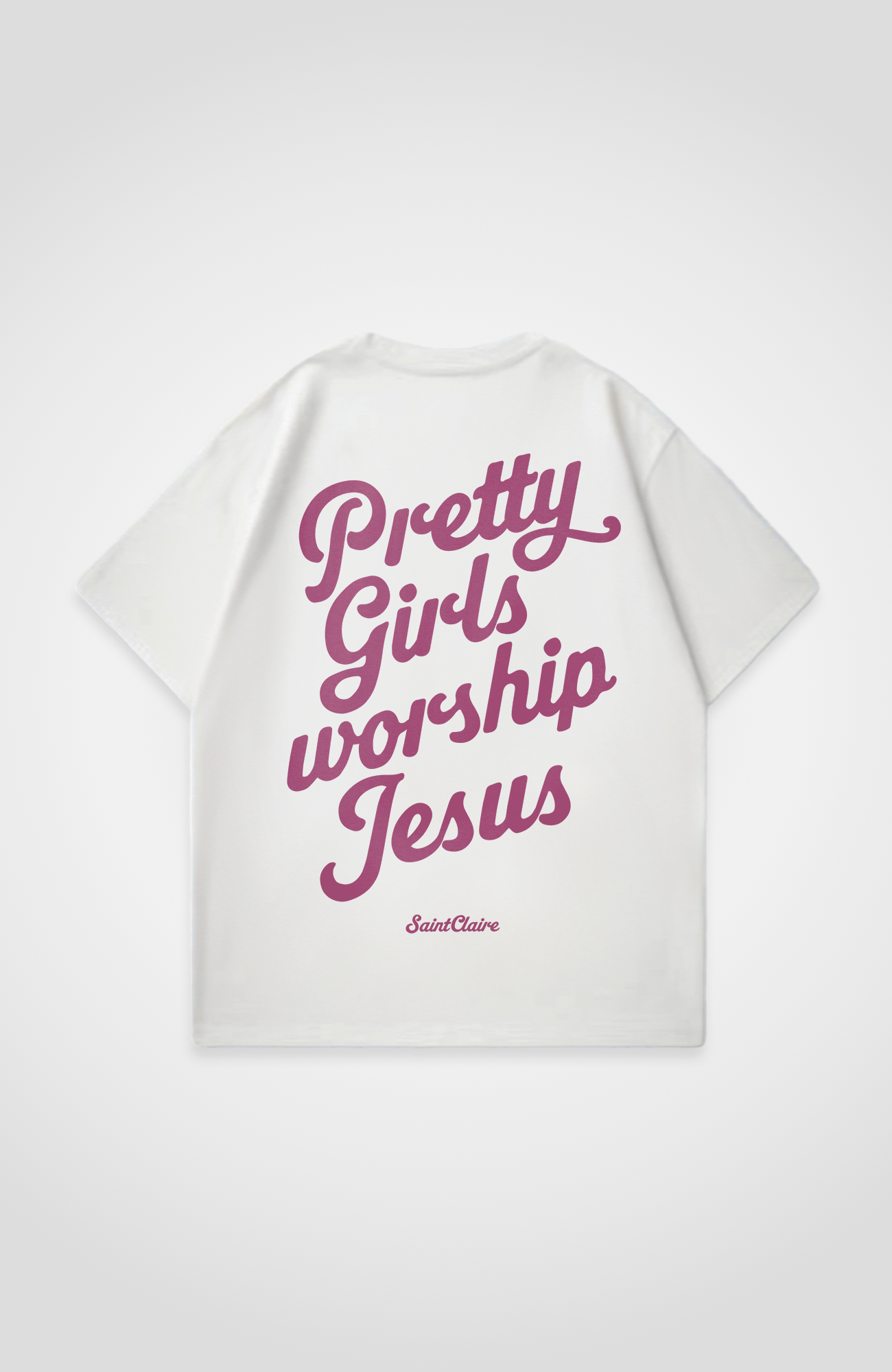 PRETTY GIRLS WORSHIP OVERSIZED SHIRT