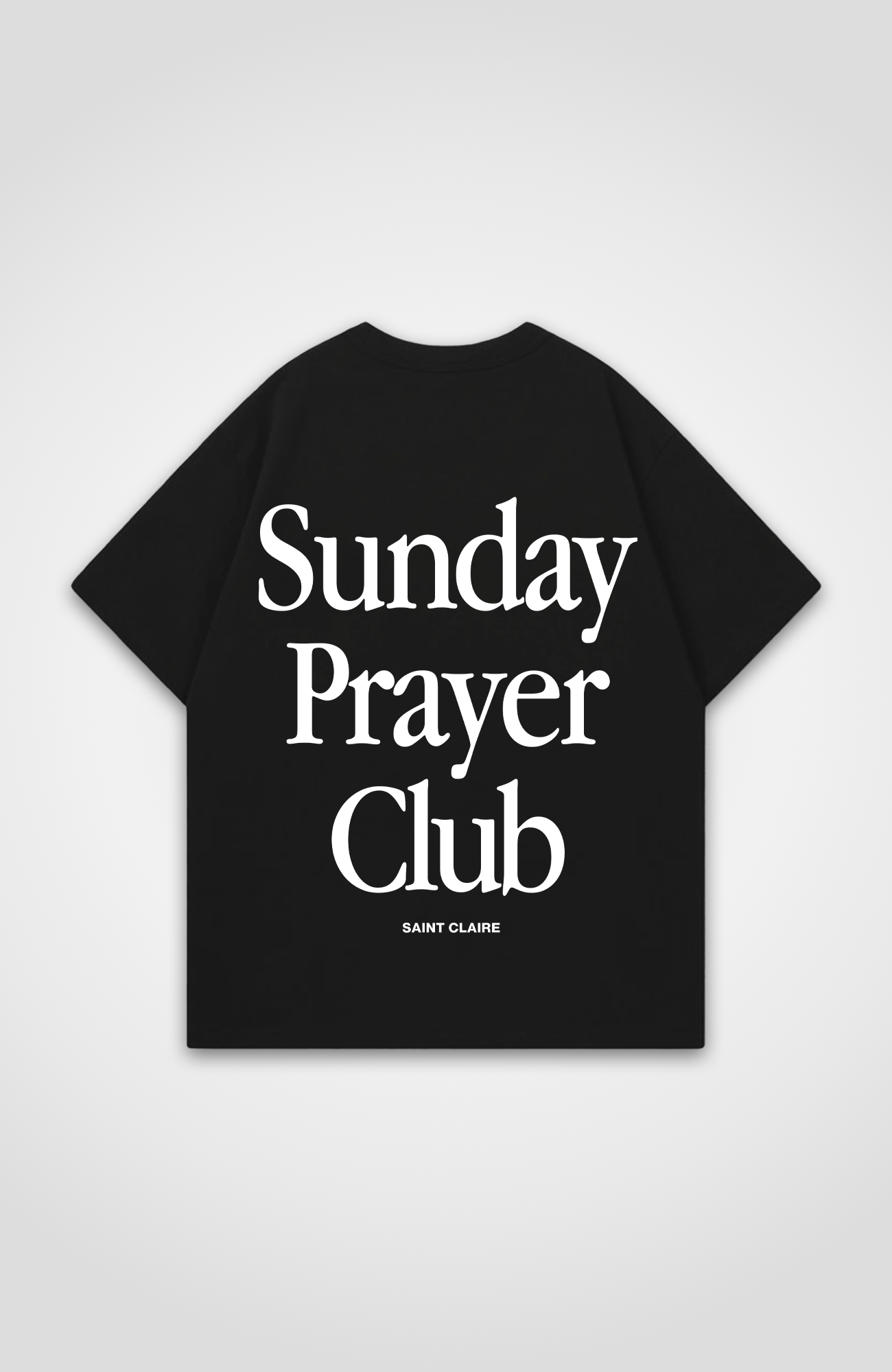SUNDAY PRAYER CLUB OVERSIZED SHIRT