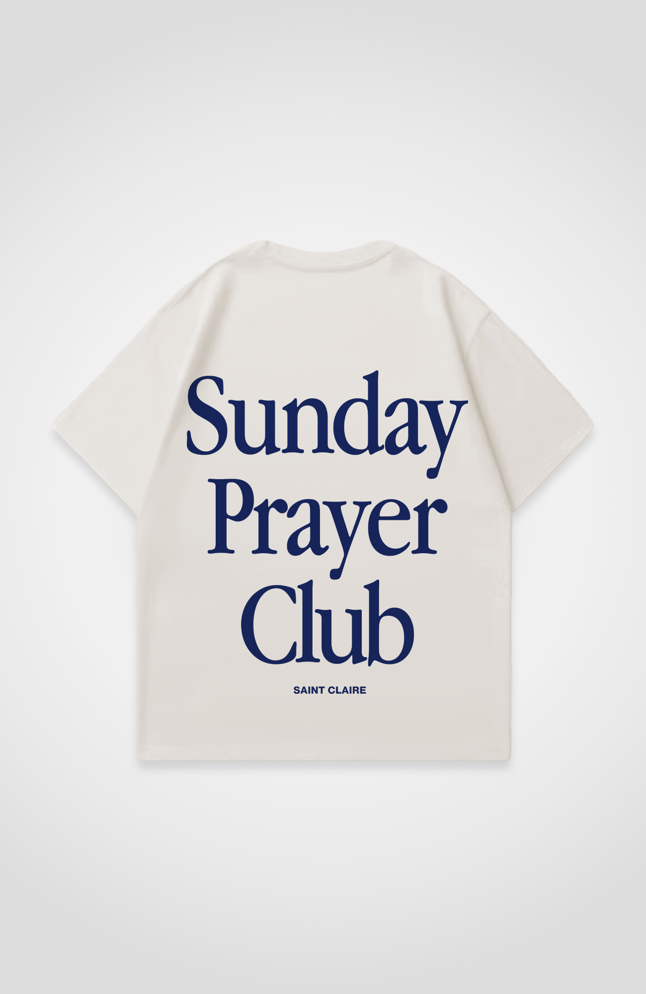 SUNDAY PRAYER CLUB OVERSIZED SHIRT