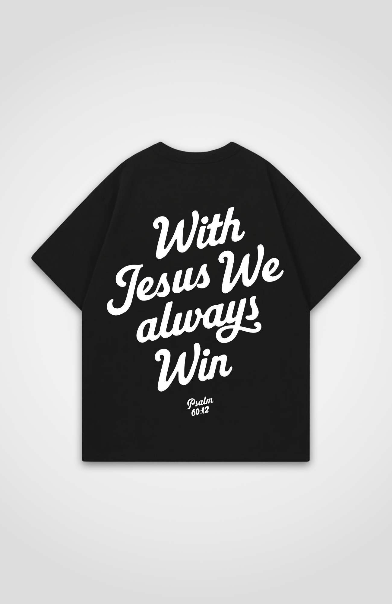 WITH JESUS OVERSIZED SHIRT