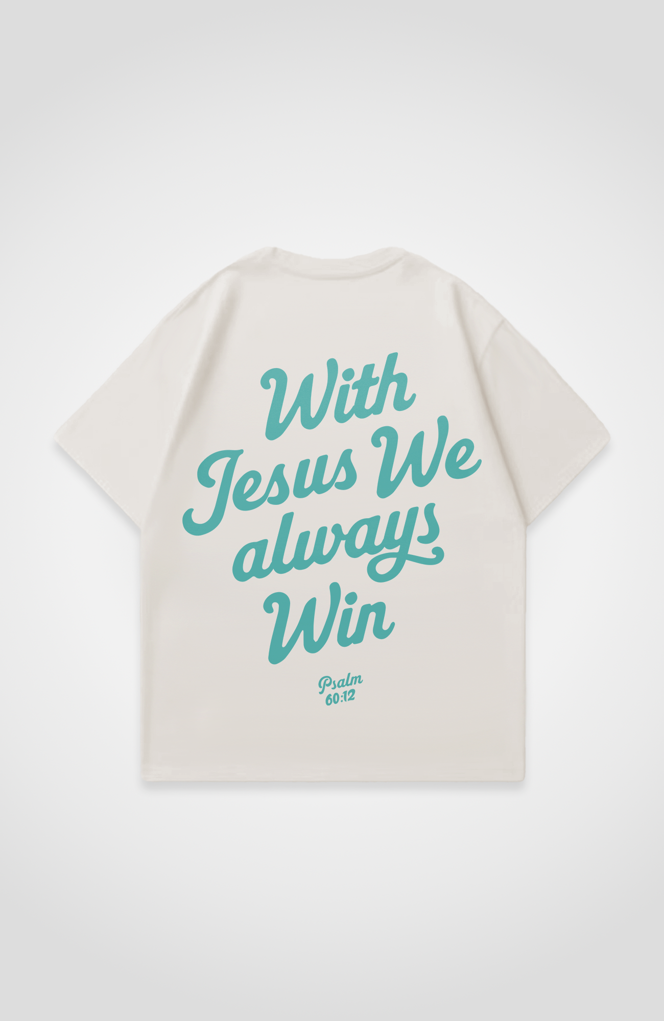 WITH JESUS OVERSIZED SHIRT