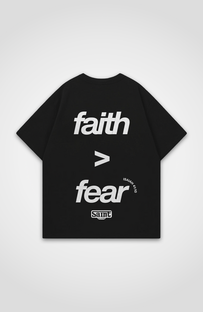 FAITH OVER FEAR OVERSIZED SHIRT