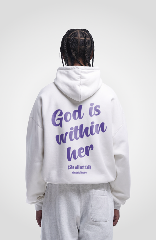 GOD IS WITHIN HER HOODIE
