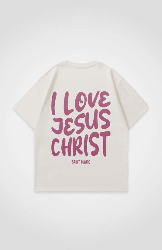 I LOVE JESUS OVERSIZED SHIRT