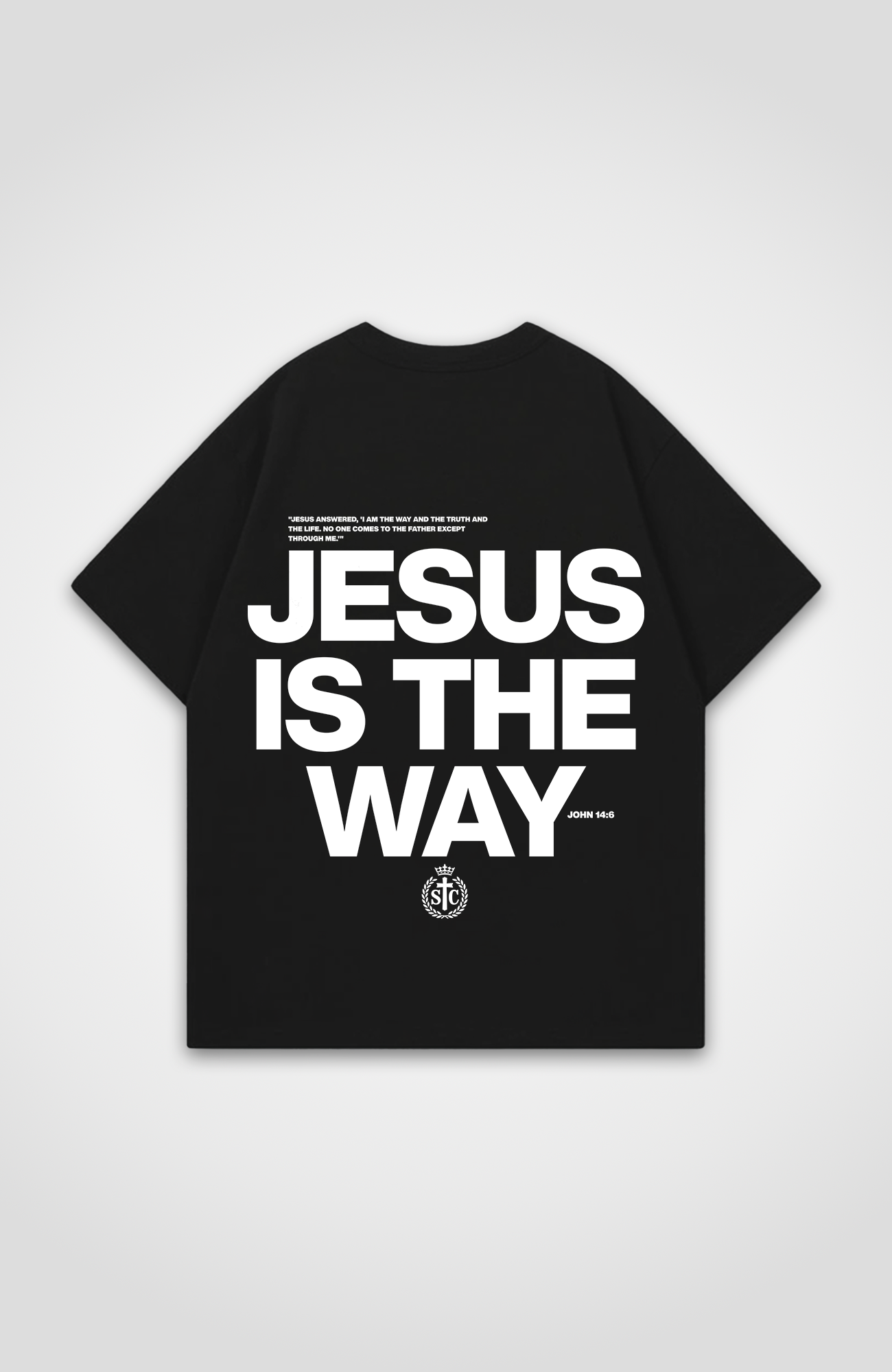 JESUS IS THE WAY OVERSIZED SHIRT