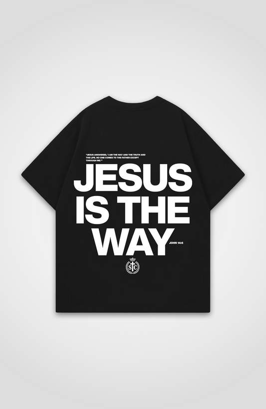 JESUS IS THE WAY OVERSIZED SHIRT