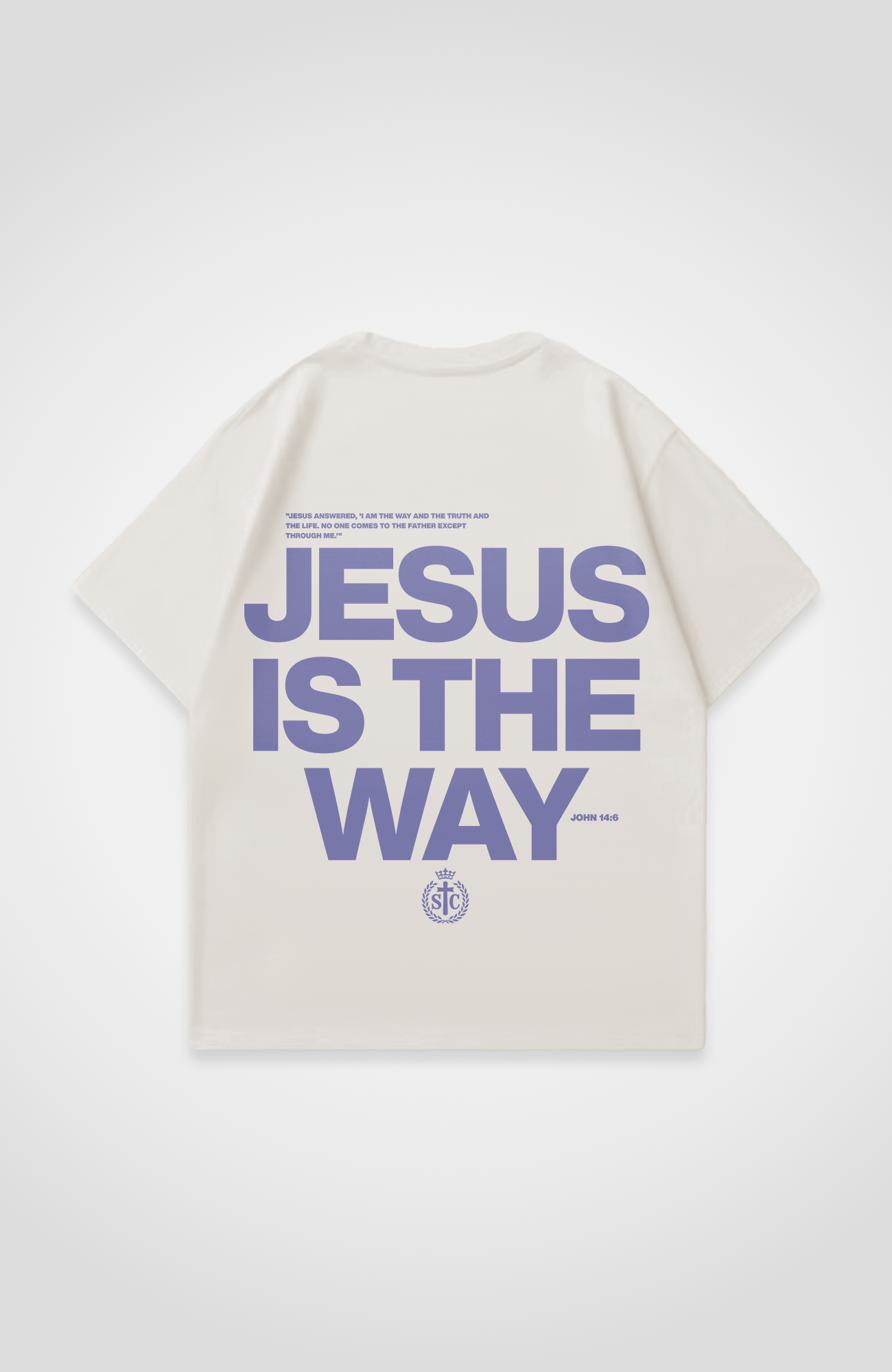 JESUS IS THE WAY OVERSIZED SHIRT