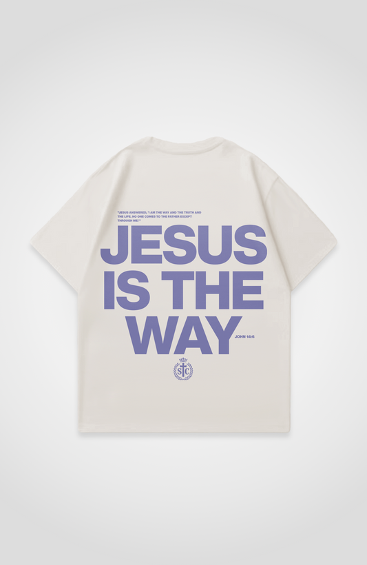 JESUS IS THE WAY OVERSIZED SHIRT