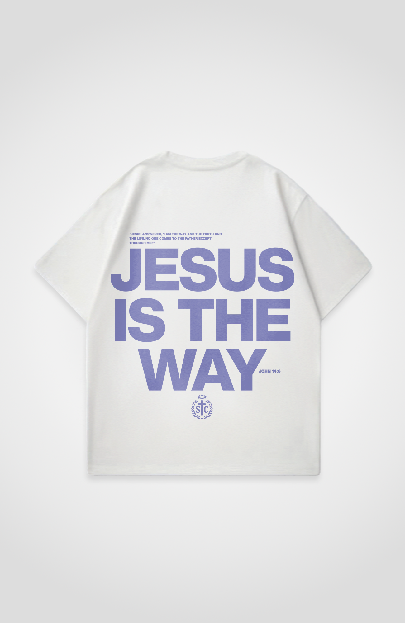 JESUS IS THE WAY OVERSIZED SHIRT