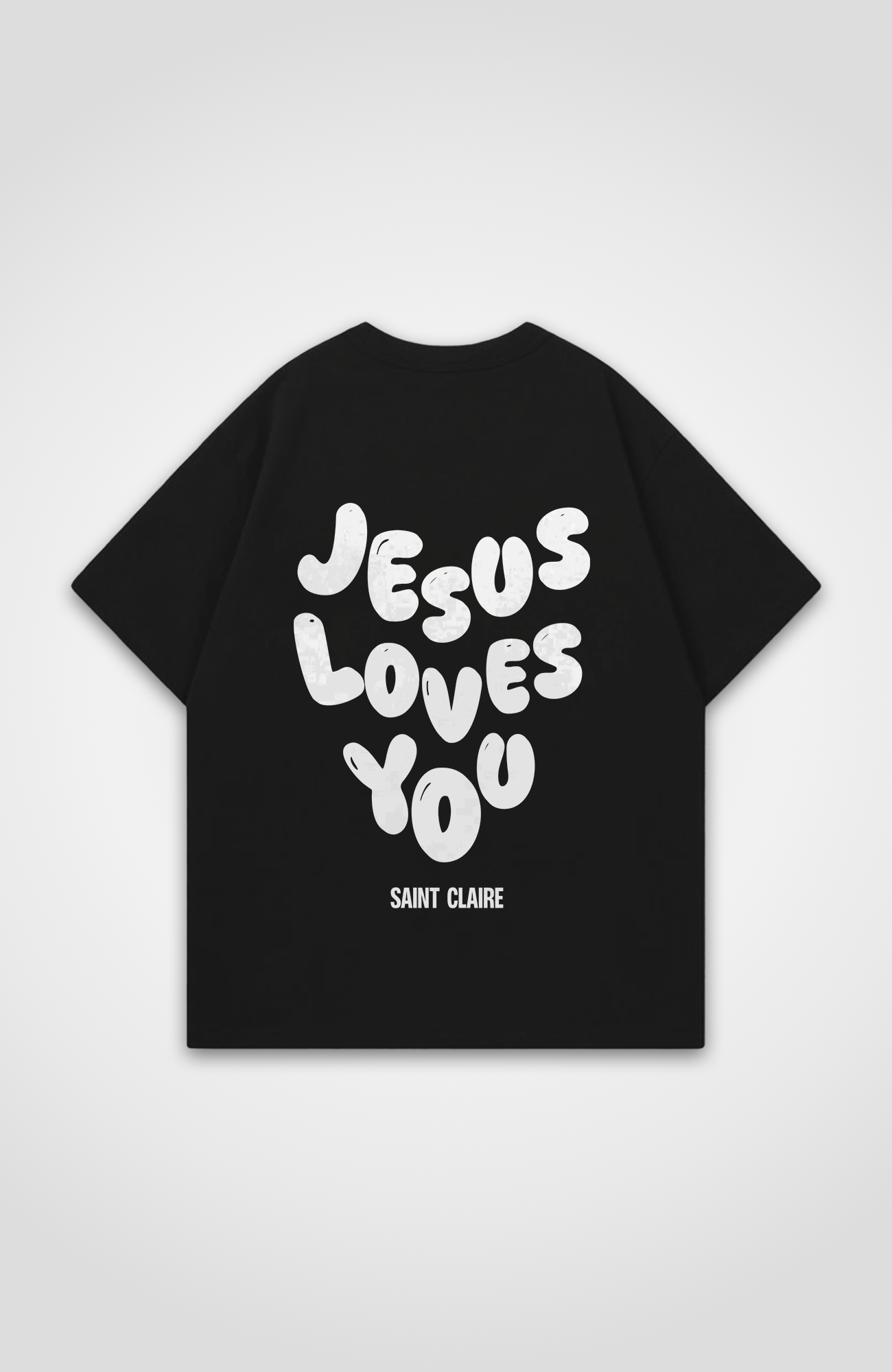 JESUS LOVES YOU OVERSIZED SHIRT