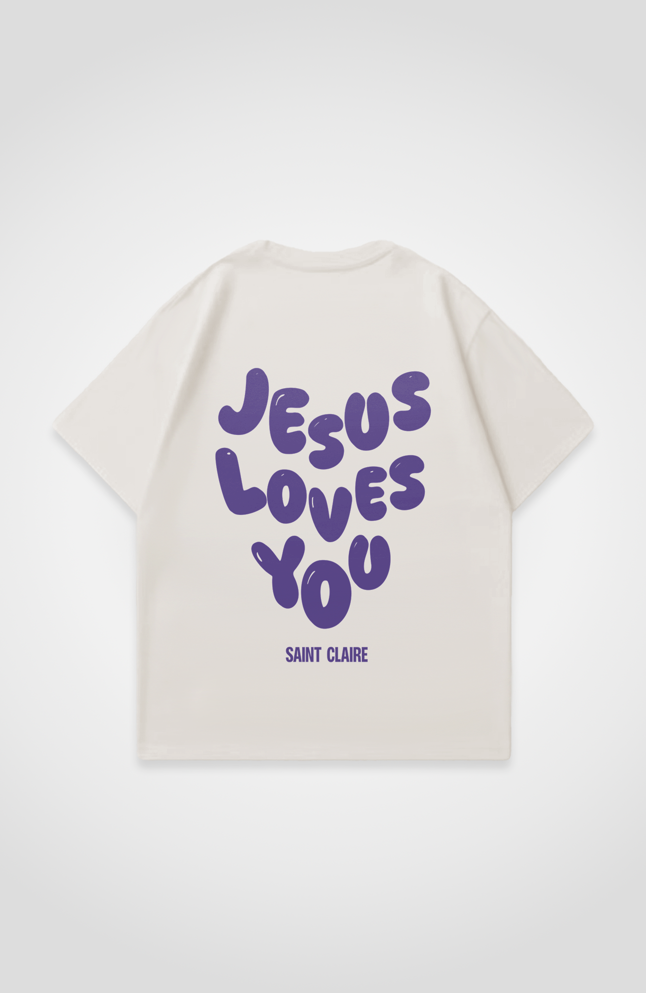 JESUS LOVES YOU OVERSIZED SHIRT