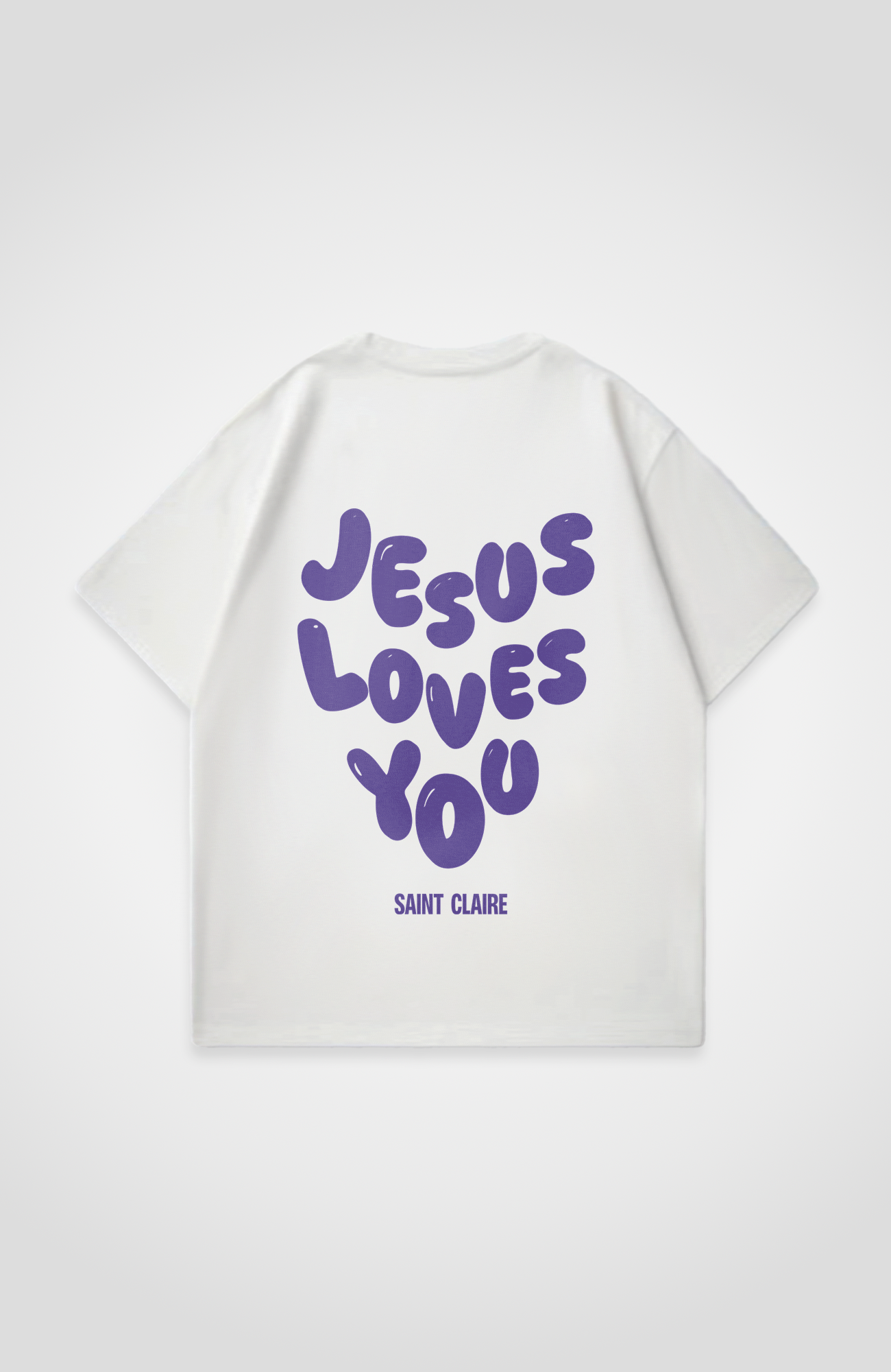 JESUS LOVES YOU OVERSIZED SHIRT