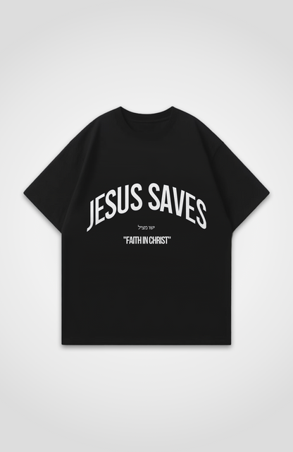 JESUS SAVES OVERSIZED SHIRT