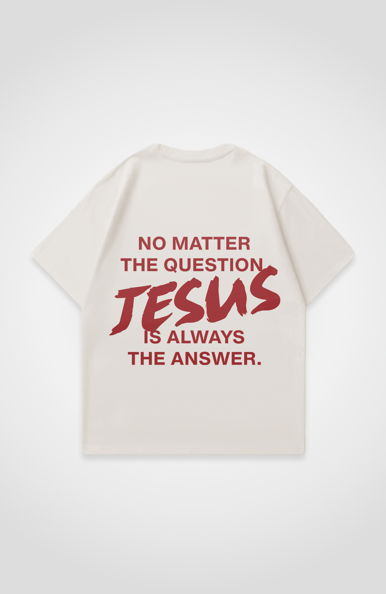 NO MATTER OVERSIZED SHIRT