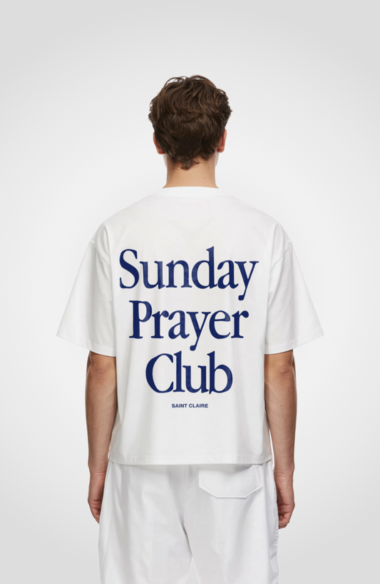 SUNDAY PRAYER CLUB OVERSIZED SHIRT