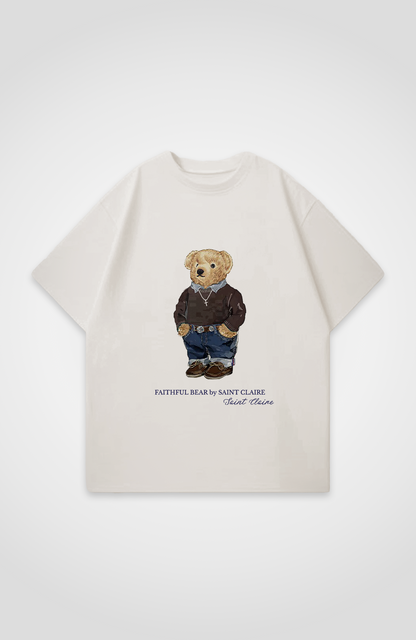 FAITHFUL BEAR OVERSIZED SHIRT