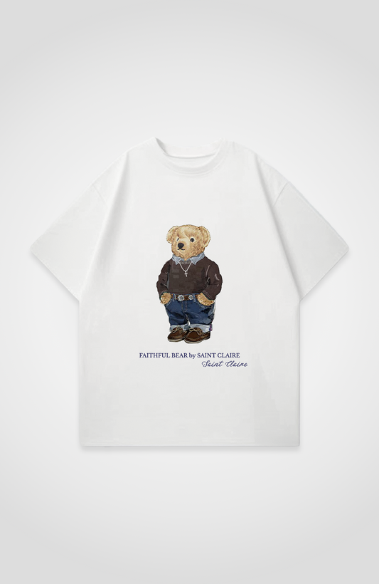 FAITHFUL BEAR OVERSIZED SHIRT