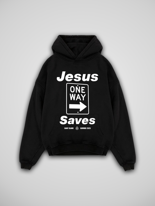 JESUS SAVES SAINT CLAIRE HOODIE