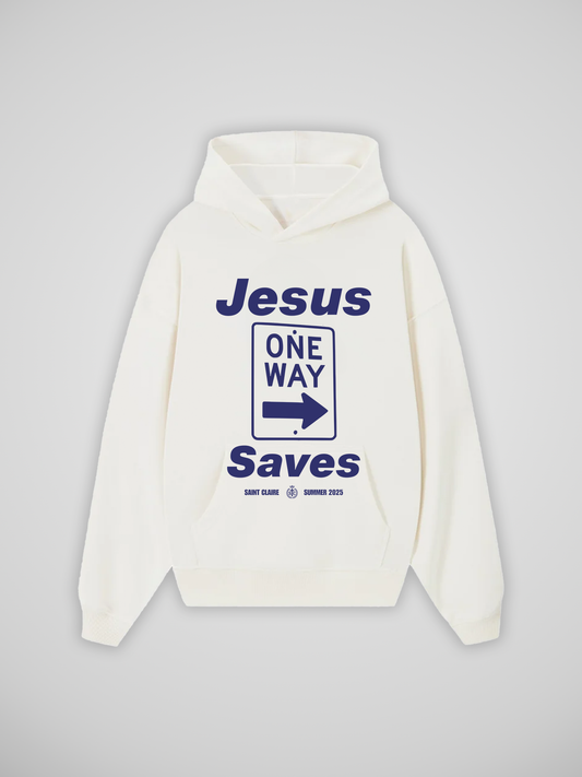 JESUS SAVES SAINT CLAIRE HOODIE