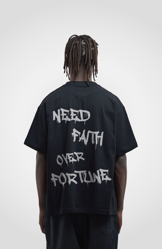 NEED FAITH OVERSIZED SHIRT