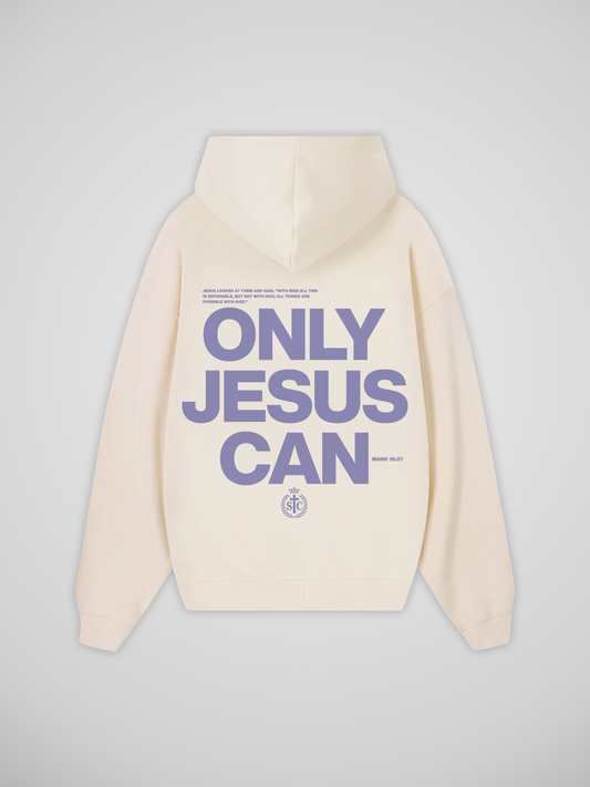 ONLY JESUS CAN HOODIE