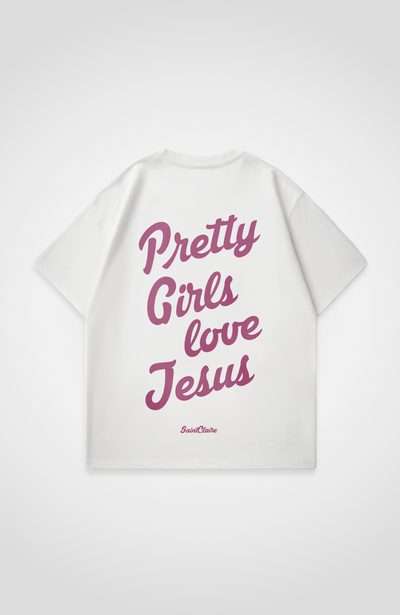 PRETTY GIRLS LOVE JESUS OVERSIZED SHIRT